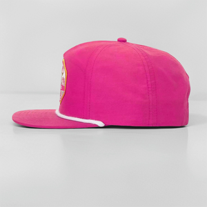 Casquettes Snapback 5 Panneaux Non Structurées avec Logo Brodé Personnalisé, Résistantes à l'Eau, en Gros, Modèle Baseball Rope Ri 256 - Product Image 5