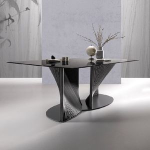 <span class=keywords><strong>2025</strong></span> Hiện Đại Đơn Giản Sang Trọng Bàn Ăn Đặt Ý Phong Cách Màu Grey Tối Giản Nhà Bằng Đá Cẩm Thạch Bàn Ăn Đặt - Product Image 2