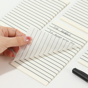 Bloc de notas autoadhesivo con forro, notas adhesivas para organizador, papelería para la escuela y oficina - Product Image 1