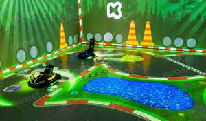 Più recente popolare altre strutture del parco divertimenti parco giochi al coperto giochi interattivi Mario Kart Go Kart per adulti - Product Image 6