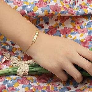 Cool Sweet Romance 925 Plata cinco estrellas circón estrella larga barra pulsera Starlight narrativa Girlish corazón joyería - Product Image 3