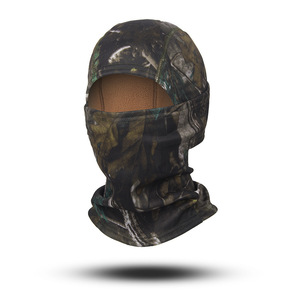 Camouflage Balaclava Face Mask Mesh Fleece Lined Adjustable Headwear Outdoor Cycling Warm Windproof Adult Unisex - Product Image 5