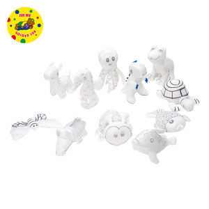 Peluches de dibujos animados de peces/animales, juguetes de peluche personalizados DIY para colorear con bolígrafos - Product Image 6