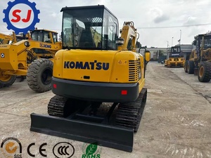 Excavadora de cadenas KOMATSU PC56 original de Japón, modelo 2022, 95% nueva, usada, maquinaria de construcción hidráulica, motor en buen estado. - Product Image 3