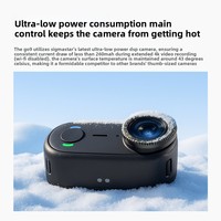Kamera Olahraga HD 4K Lintas Batas, Perekam Pemotretan Portabel Luar Ruangan, Klip Magnetik Belakang, Kamera Jempol, Penyimpanan Internal, 360 Derajat