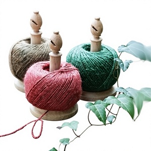 Support en bois pour bobine de fil, double broche, pour filature, tricot et crochet, écologique, tendance, durable, design simple - Product Image 4