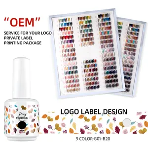 OEM/ODM prezzo di Fabbrica all'ingrosso gamma completa di unghie colore smalto gel uv set gel polish fare il vostro proprio di marca