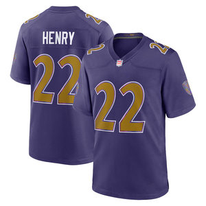 Maillots de football américain personnalisés 2026 Baltimore, brodés et cousus, uniformes sportifs pour jeunes avec logos, couleur violet - Product Image 6