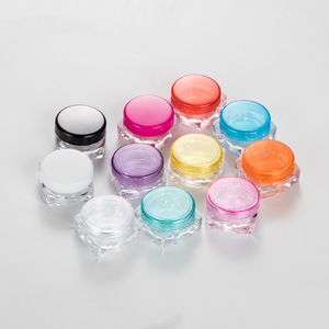 3G 5G Vuông Dưới Hộp Kem Rỗng Nhựa Mỹ Phẩm Jar Cho Nền Tảng Eyeshadow Trang Điểm Pha Chế Chai - Product Image 4