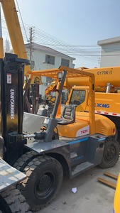 Japan Original 8 Ton TCM FD80 Forklift Truck Internal Combustion Diesel Engine 8 Ton <b>Used</b> Forklift for Sale - Product Image 3