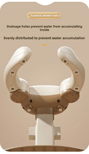 Support de bain pour bébé réglable en hauteur, pliable, antidérapant pour nourrissons et tout-petits, support de douche mains libres portable - Product Image 6