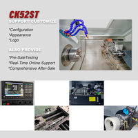 Torno CNC con Torreta Servoaccionada, Contrapunto Hidráulico Programable, Máquina de Trabajo de Metales de Alta Precisión de Grado Industrial