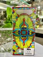 Panel Decorativo de Vidrio Europeo Esmaltado, Vidrio Artístico Personalizado y Duradero para Dormitorio, Cocina, Sala de Estar y Baño