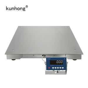 Analoger Boden verkauf Digital 1Ton Platform Machine Duty IP68 Washdown Lebensmittel waagen Edelstahl Elektronische Waage aus schwerem Stahl - Product Image 1