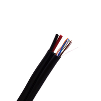 Câble Siamese POE pour Caméra IP CCTV, RJ45 2 Paires + 2x0.5mm², Alimentation et Réseau Cat5e/Cat6 + DC, Ethernet Alimenté