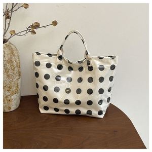 Fashion PVC <b>Clear</b> Shoulder <b>Bag</b> Polka Pattern Handbag Waterproof Summer Transparent Large Capacity Travel Shoulder Shopping <b>Bag</b> - Product Image 4