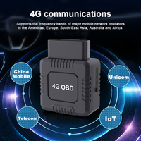 OBD2 G01 4G GPS-Tracker Plug-and-Play mit SIM-Kartensteckplatz, Energiesparender Schlafmodus, 3M Backup-Batterie für Autos