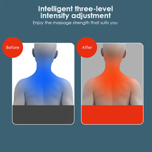 Bantal Pijat Listrik Shiatsu untuk Leher, Bahu, Punggung, Pinggang, Kaki, Pijat Seluruh Tubuh, Pereda Nyeri dengan Pemanas - Product Image 5