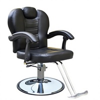 Fauteuil de barbier inclinable et réglable en hauteur avec un design minimaliste moderne pour les meubles de salon commerciaux