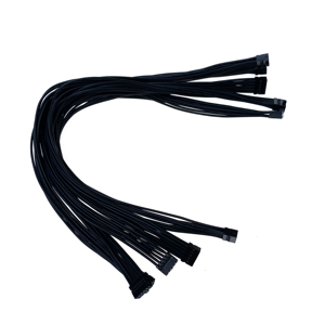 Kabel Harness Dupont 10Pin 2.54mm Pitch Kustom, Semua Hitam, Berisolasi, Untaian, untuk Peralatan Elektronik - Product Image 3