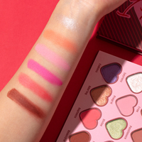 Palette de fards à paupières mignonne à 12 couleurs, expédition rapide, avec des finitions mates, scintillantes, nacrées et métalliques, maquillage des yeux hautement pigmenté