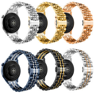 7Link 스테인리스 스틸 메탈 시계 밴드 삼성 갤럭시 워치 4 화웨이 워치 GT3 및 애플 워치 호환 (20mm/22mm) - Product Image 4