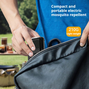 Repelente de mosquitos portátil para exteriores, dispositivo repelente de mosquitos con calefacción de doble cara eléctrico recargable para acampar - Product Image 3