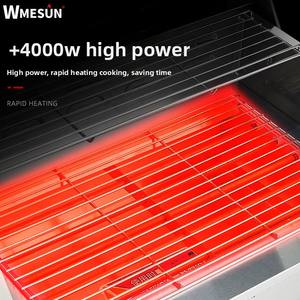 رف شواء كهربائي مدمج بدون دخان من الفولاذ المقاوم للصدأ لأعلى للطبخ المريح في الهواء الطلق مدمج للشواء الكهربائي - Product Image 5