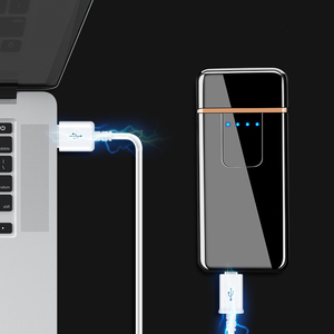 Allume-cigare électronique de <span class=keywords><strong>luxe</strong></span> en gros avec écran tactile de chargement USB Logo personnalisé pour accessoires de fumer - Product Image 1