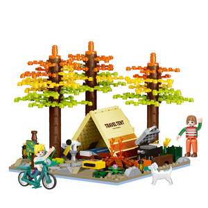 कोगो तम्बू परिसर 473 पीसी असेंबलिंग ब्लॉक बच्चों के निर्माण ब्लॉक खिलौने - Product Image 2