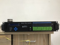 Yüksek güç 1500nm edfa catv fiber ekipmanlar 32 edfa wdm amplifikatör ftth fttb fiber amplifikatör