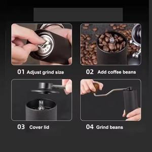 คู่มือเครื่องบดกาแฟแบบพกพา<span class=keywords><strong>มือ</strong></span>Crank Millพร้อมการควบคุมสําหรับหยดกาแฟเอสเปรสโซ่ตุรกีชงกาแฟของขวัญ - Product Image 3