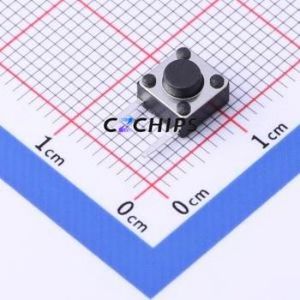 TSD007A04326A03 Tactile Switch Bent Lead Through Hole,6x6mm Switch Round Button 2.6N Right Angle Insert 6mm - Product Image 1