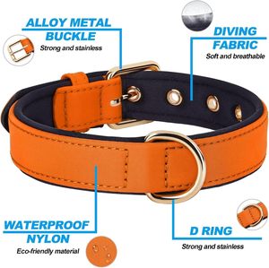 Didog Quick Release Collar de gato acolchado suave Ligero y transpirable con hebilla de metal Naranja S - Product Image 3