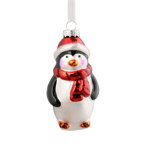 럭셔리 맞춤형 크리스마스 장식 parti 유리 크리스마스 장식품 동물 장식 코끼리 유리 장식 - Product Image 6