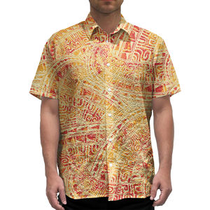 Camicie da uomo <span class=keywords><strong>Aloha</strong></span> camicia estiva alla moda hawaiana da uomo a maniche corte Samoan motivo tribale abbigliamento Casual Top t-Shirt - Product Image 5