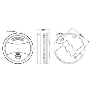 אש אזעקות חכם Wi-Fi במעקב חרקים הוכחת עשן גלאי מערכת עם נמוך סוללה תזכורת - Product Image 5