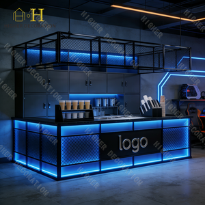 Design Futuristico per Sala Giochi, Ampio Divano Confortevole e Set di Mobili Premium per Bar di E-sports - Product Image 6