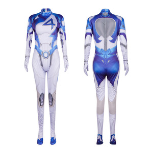 Star's Edge Marvel Showdown Mr Fantastic <b>Cosplay</b> Bodysuit Invisible <b>Woman</b> Spandex Costume - Product Image 4