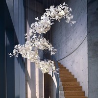 Suspension en céramique artistique contemporaine ANNO pour la décoration des salles de bal d'hôtel