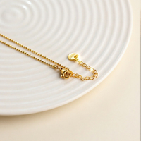 Bracelet en acier inoxydable plaqué or 18 carats avec chaîne à billes et zircon cubique taille poire, bracelet délicat et minimaliste pour femme, vente en gros