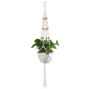 Maceta Colgante Tejida a Mano Directo de Fábrica, Bolsa de Red para Plantas Verdes, para Decoración de Balcón y Hogar - Product Image 1