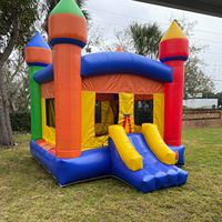 Château gonflable commercial en PVC 10x10 pieds pour enfants, structure de saut gonflable colorée, châteaux gonflables pour fêtes