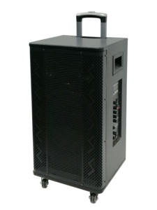 ลำโพงบลูทูธแบบพกพา รุ่น Hot Sale Trolley Ingle ขนาด 12 นิ้ว กล่องไม้สีดำ สำหรับงานปาร์ตี้ เวที ใช้งานกลางแจ้งและในบ้าน - Product Image 3