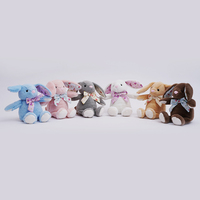11 cm mignon jouet en peluche lapin en peluche Animal doux porte-clés enfants Handbagbunny porte-clés pendentif porte-clés