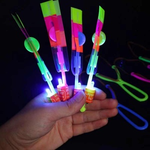 Light <b>up</b> Toys <b>Boys</b> Glowing Sling Shot Catapult Arrows Flashing Rubber LED Emitting Slingshot Fun Elastic Kids Party Game Gift - Product Image 4