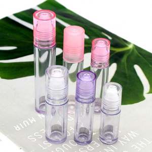 Emballage de baume à lèvres, emballage de baume à lèvres en plastique, emballage de gloss à lèvres, tube de baume à lèvres carré en cristal de 10 ml, tubes de baume à lèvres à bille - Product Image 5