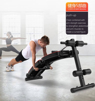 Banc abdominal en acier réglable à vente chaude, poignée de crunch inversé, chaise pliante multifonctionnelle pour exercices de musculation