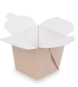 กล่องใส่ก๋วยเตี๋ยว OSQ NOODLES L Kraft สำหรับขายส่ง ป้องกันคราบไขมันและกันรั่วซึม ใช้กับไมโครเวฟได้ รับทำโลโก้ตามสั่ง - Product Image 3