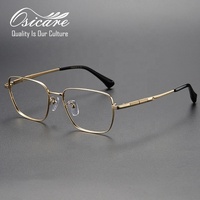 Kacamata Osicare Design Brand Grosir Lensa Optik Romeo Eyewear Kacamata Resep Lentes Kacamata IP Titanium Bingkai Optik Pria